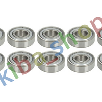 17X40X12 BEARING STANDARD BALL BEARING 10PCS SEALING TYPE DOUBLE-SIDED/WITH Z