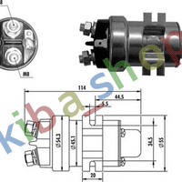 WORK CURRENT RELAY 24V/200A NUMBER OF POSTS 4PCS