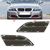 FOR BMW 3 E90/E91 08-12 FRONT BUMPER FOG LIGHT LAMP COVER GRILL L+R