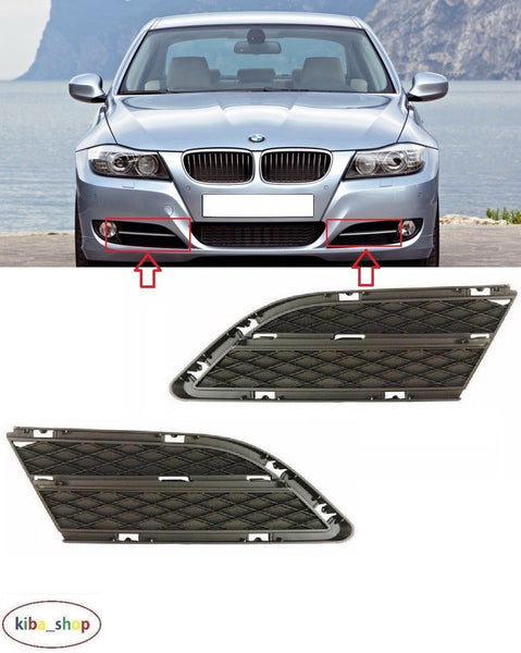 FOR BMW 3 E90/E91 08-12 FRONT BUMPER FOG LIGHT LAMP COVER GRILL L+R