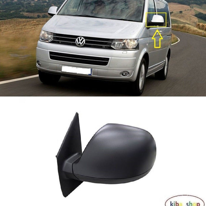 FOR VW MULTIVAN T5 09-15 WING MIRROR ELECTRIC HEATED BLACK LH LHD