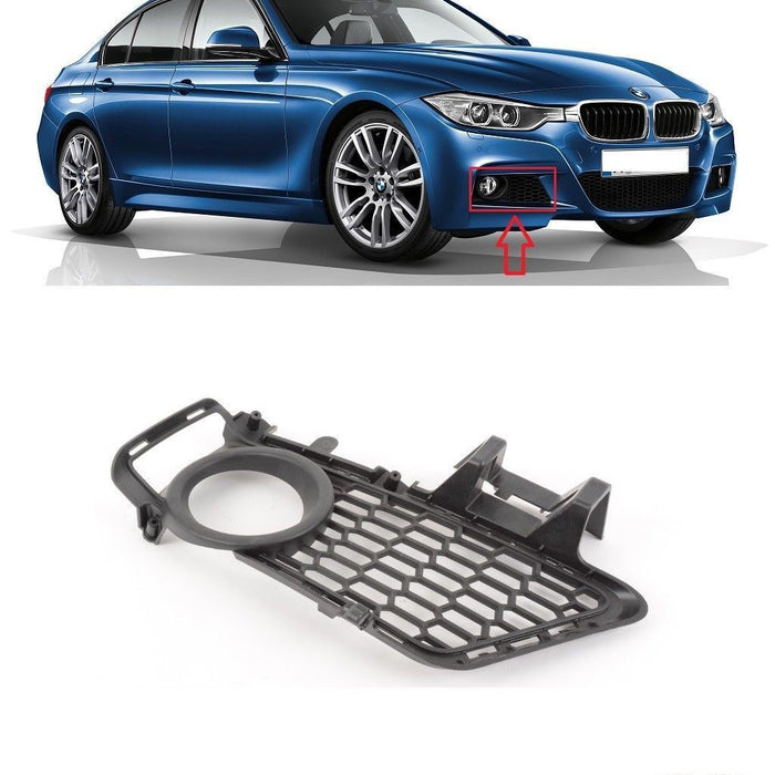FOR BMW 3 F30/F31 (M-SPORT) 12-16 FRONT BUMPER FOG LIGHT LAMP GRILL RH