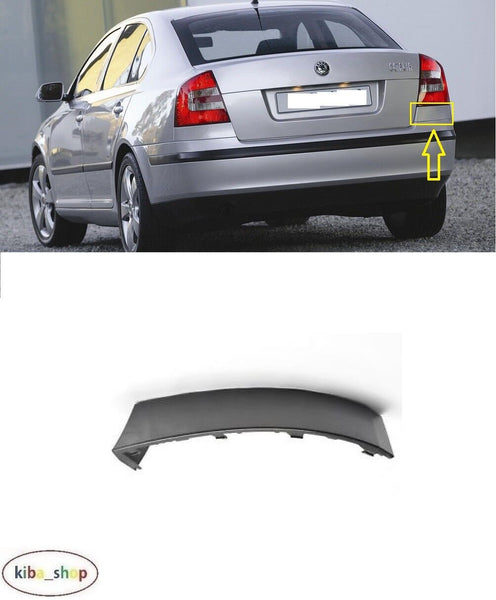 FOR SKODA OCTAVIA HATCHBACK 04-08 REAR BUMPER MOULDING TRIM RH