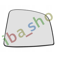 FOR VAUXHALL COMBO 11-18 LEFT SIDE WING MIRROR GLASS + BASE