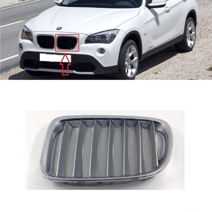 FOR BMW X1 E84 09-15 FRONT BUMPER UPPER RADIATOR GRILL LH PASSENGER
