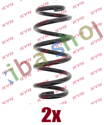 2x FRONT AXLE RIGHT OR LEFT COIL SPRING FRONT L/R FITS AUDI Q5 30D 1108-0517S