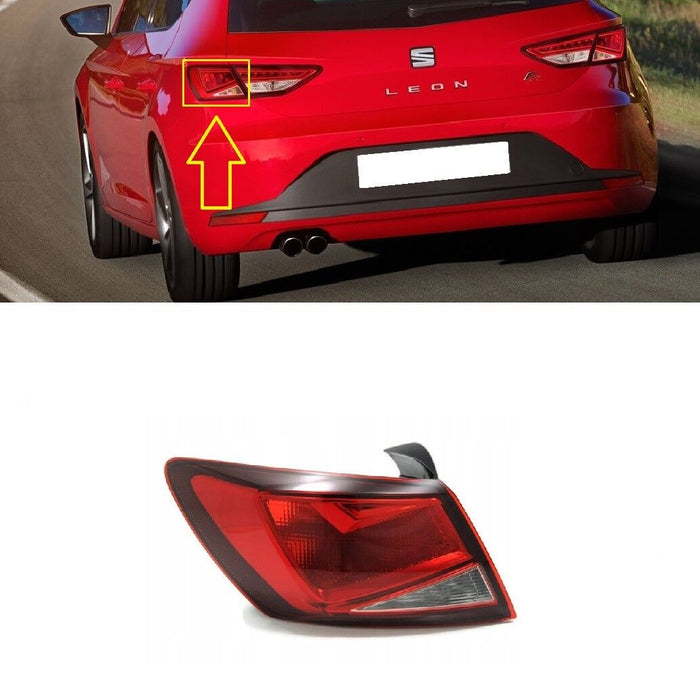 FOR SEAT LEON 5F 2012 - 2019 NEW REAR OUTER TAIL LIGHT LAMP LEFT N/S PASSENGER