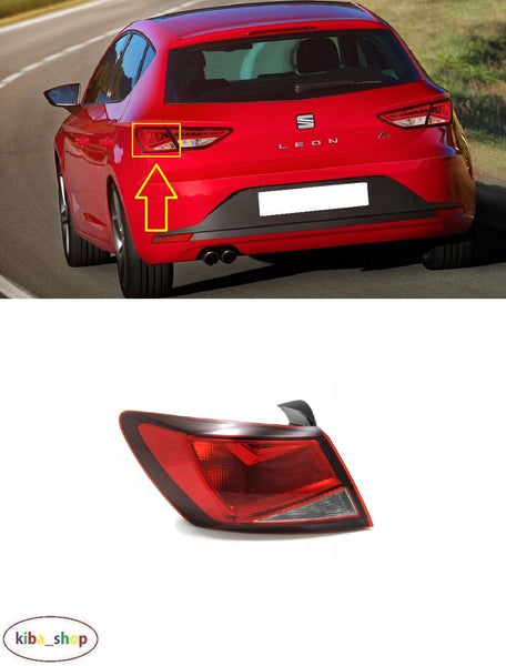 FOR SEAT LEON 5F 2012 - 2019 NEW REAR OUTER TAIL LIGHT LAMP LEFT N/S PASSENGER
