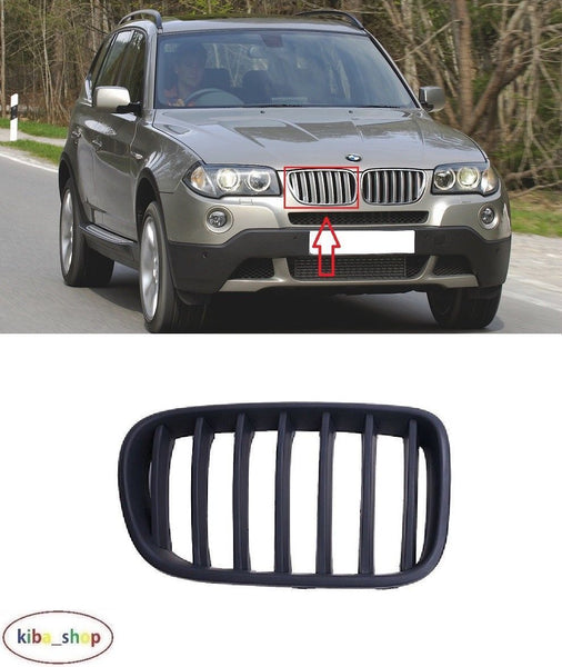 FOR BMW X3 E83 09-10 FRONT BUMPER UPPER RADIATOR GRILL RH DRIVER