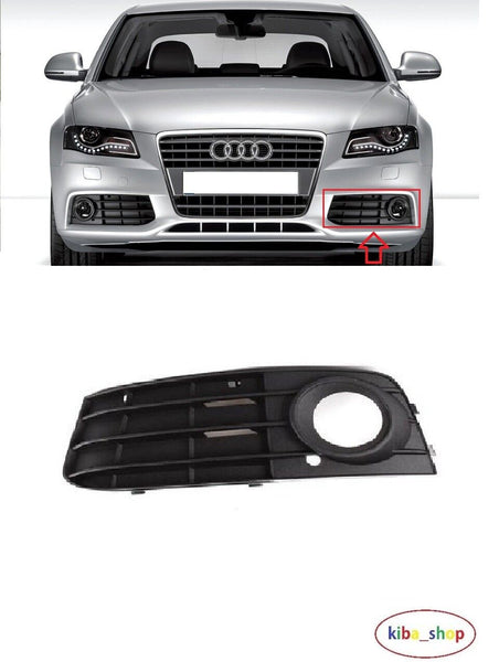 FOR AUDI A4 2007 - 2011 NEW FRONT BUMPER FOG LIGHT LAMP GRILL GRILLE LEFT SIDE