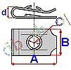 ROMIX QUANTITY IN THE BOX 5 BRACKET MOCOSŁONY FORCES FITS AUDI