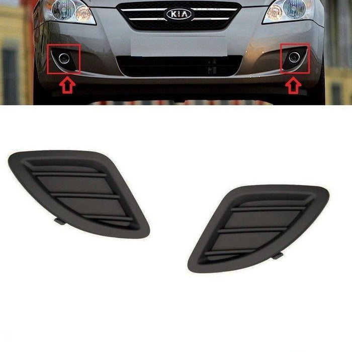 FOR KIA CEED 06-09 FRONT BUMPER FOG LIGHT LAMP COVER GRILL L+R