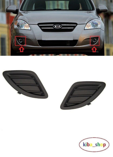 FOR KIA CEED 06-09 FRONT BUMPER FOG LIGHT LAMP COVER GRILL L+R