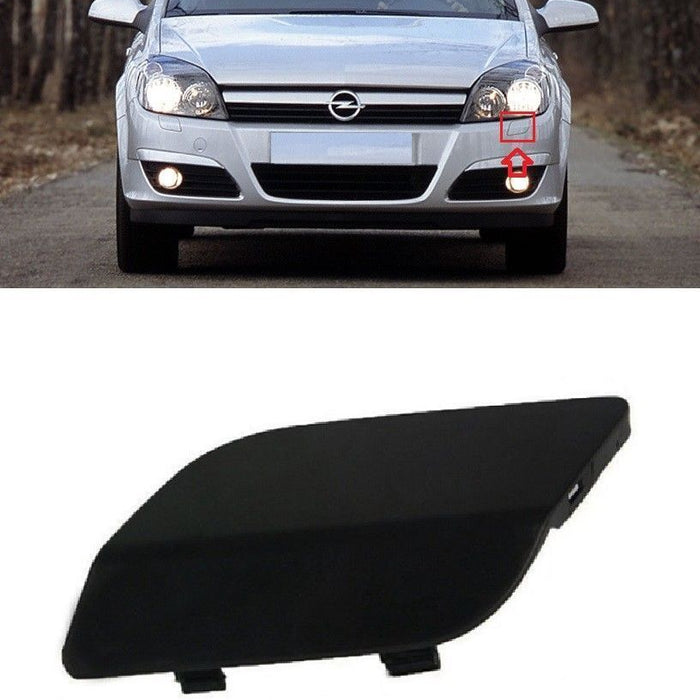 FOR VAUXHALL ASTRA 04-07 FRONT BUMPER HEADLAMP WASHER COVER LH