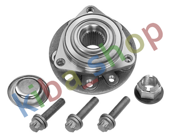 FRONT AXLE BOTH SIDES RIGHT OR LEFT WHEEL BEARING SET WITH HUB FRONT FITS SAAB