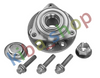 FRONT AXLE BOTH SIDES RIGHT OR LEFT WHEEL BEARING SET WITH HUB FRONT FITS SAAB