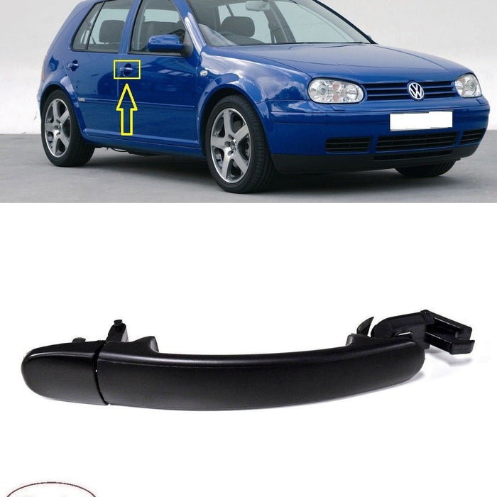 FOR VW GOLF IV 98-04 FRONT DOOR HANDLE BLACK RH DRIVE LHD