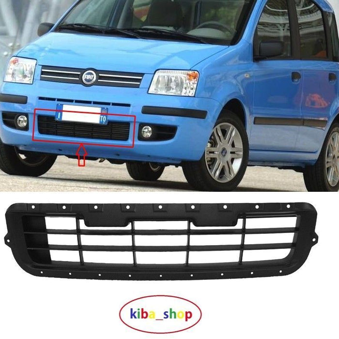 FOR FIAT PANDA 03-12 FRONT BUMPER LOWER CENTRE GRILL WITH AIR COND. 735364608