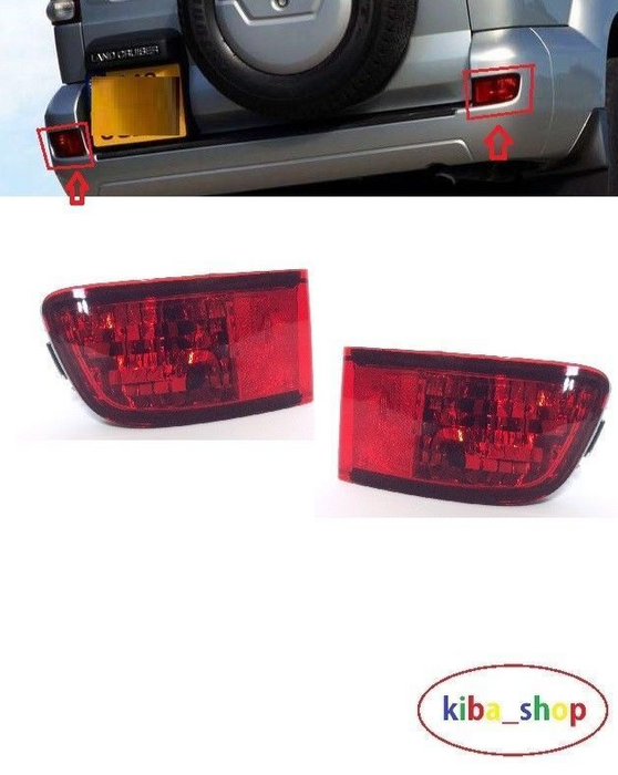 FOR TOYOTA LAND CRUISER 03-10 REAR FOG LIGHT LAMP PAIR L+R