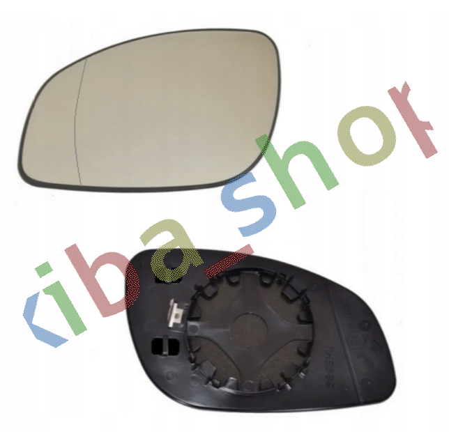 FOR VAUXHALL VECTRA C 01-05 LEFT SIDE WING MIRROR GLASS + BASE